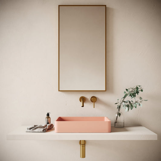 Arquadro Blush Concrete Countertop Basin 500mm