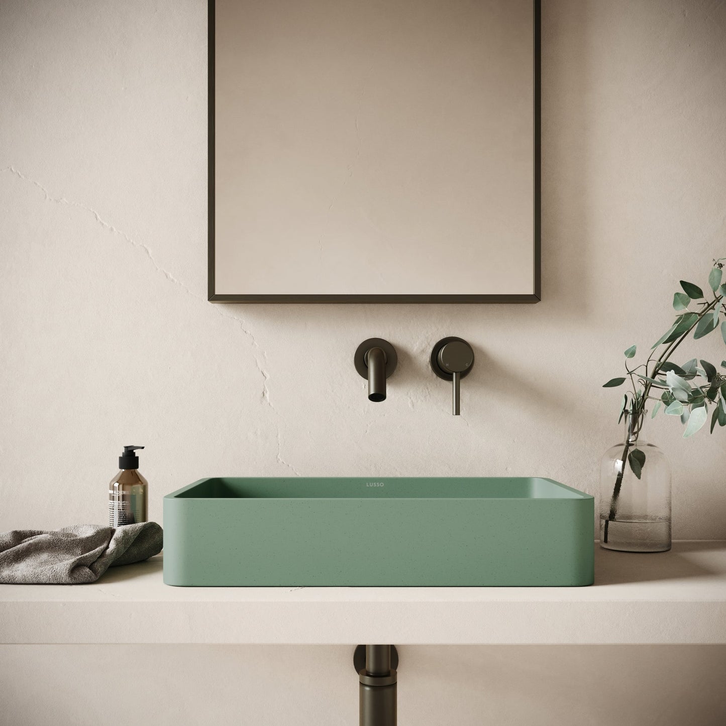 Arquadro Seafoam Concrete Countertop Basin 500mm