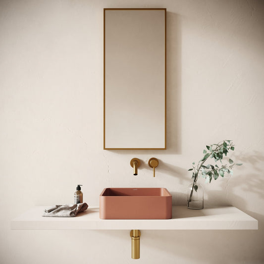 Arquadro Terracotta Concrete Countertop Basin 390mm