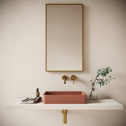 Arquadro Terracotta Concrete Countertop Basin 500mm