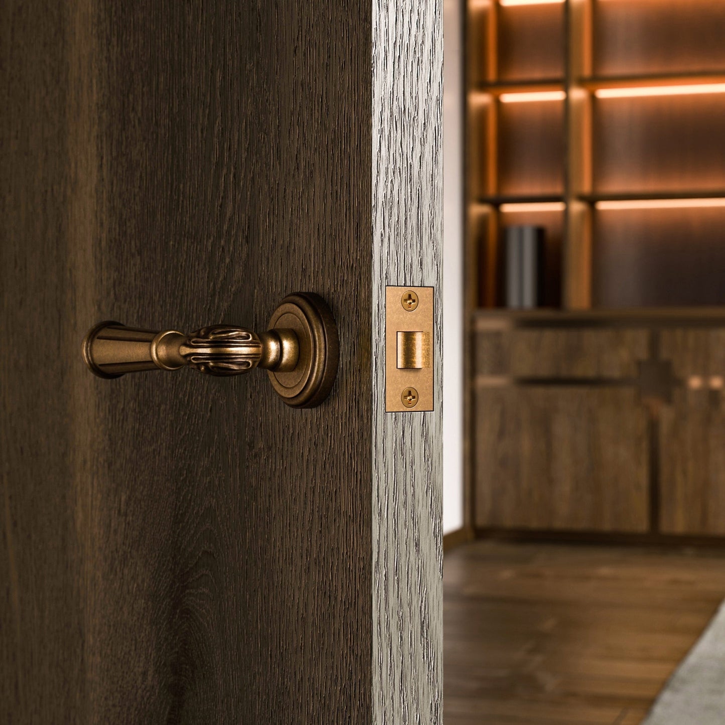 Aston Aged Bronze Internal Door Handles