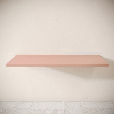 Bancone Blush Concrete Wall Mounted Countertop Shelf 1400mm