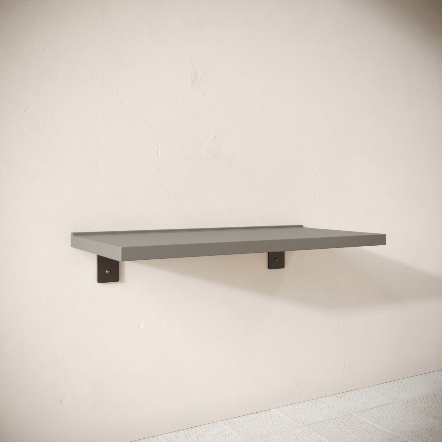 Bancone Oyster Concrete Wall Mounted Countertop Shelf 1000mm