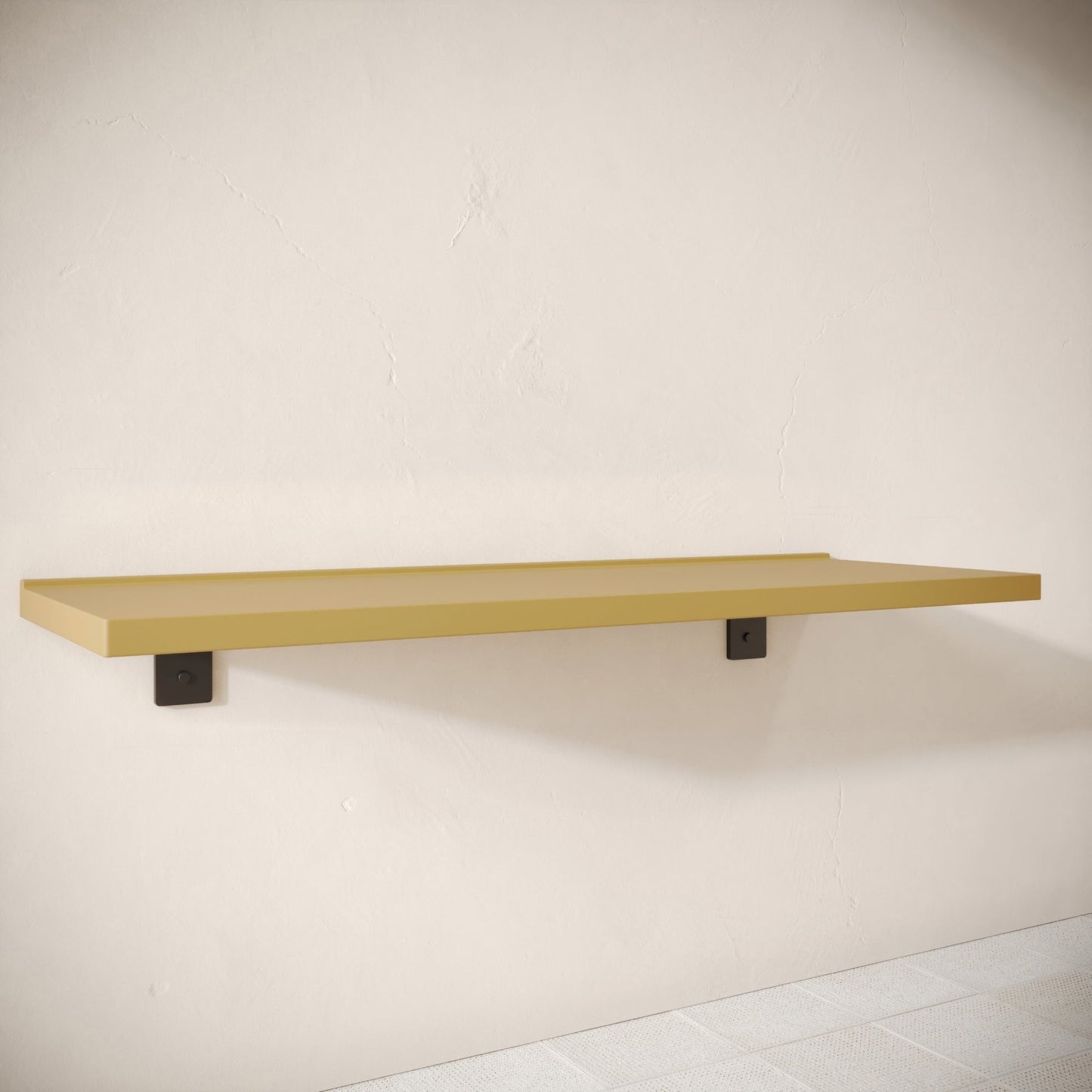 Bancone Saffron Concrete Wall Mounted Countertop Shelf 1400mm