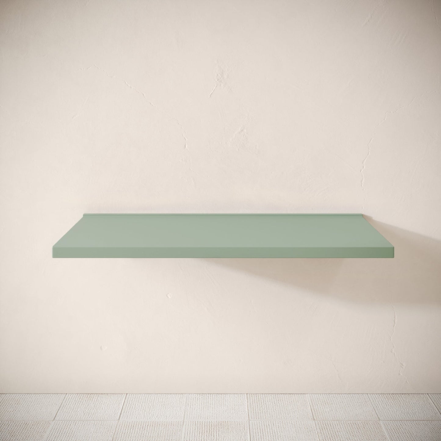 Bancone Seafoam Concrete Wall Mounted Countertop Shelf 1200mm