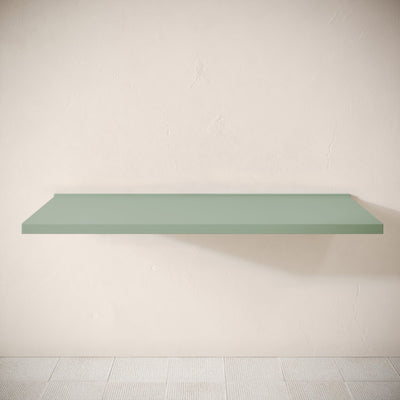 Bancone Seafoam Concrete Wall Mounted Countertop Shelf 1400mm