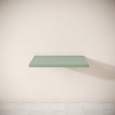 Bancone Seafoam Concrete Wall Mounted Countertop Shelf 800mm