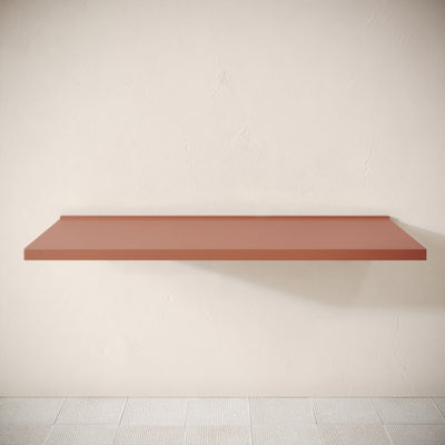 Bancone Terracotta Concrete Wall Mounted Countertop Shelf 1400mm