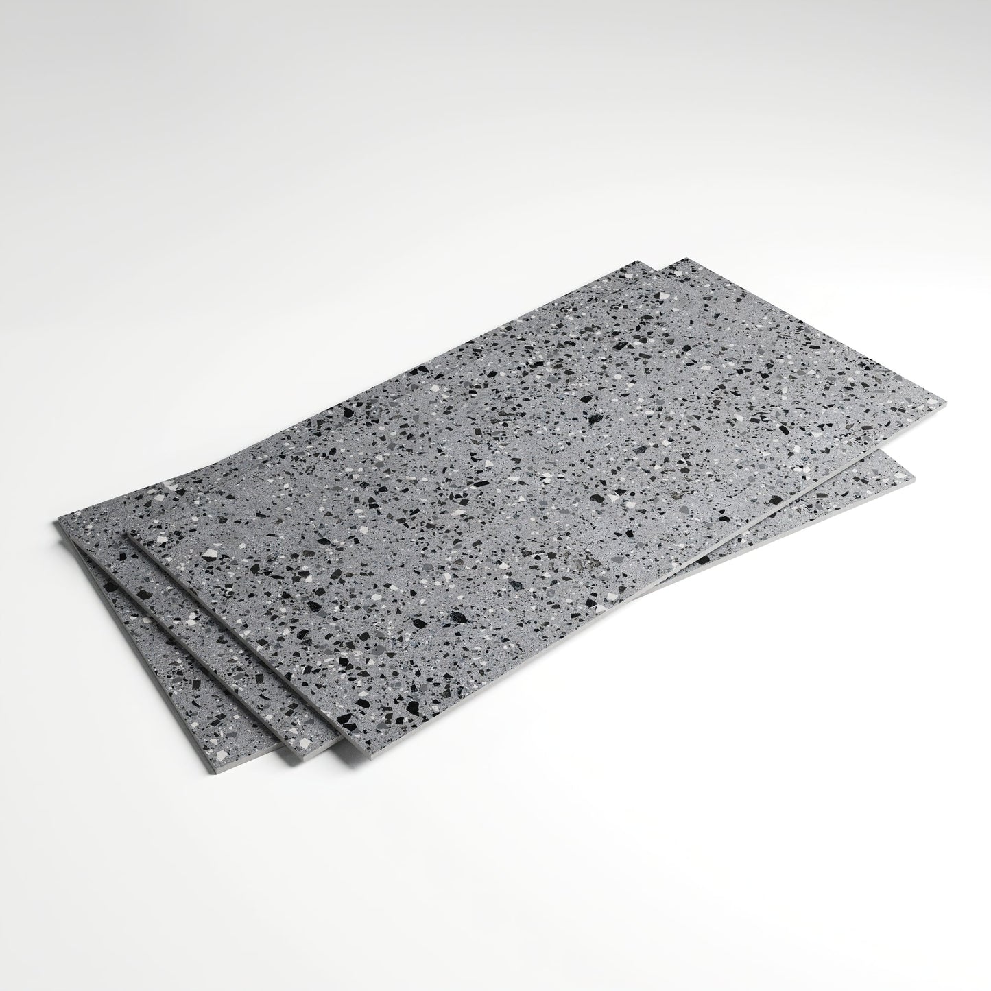 Bellazza Anthracite Terrazzo Porcelain Wall or Floor Tile 1200 x 600mm