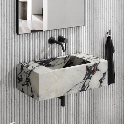 Calla Calacatta Viola Marble Wall Mounted Basin 700mm