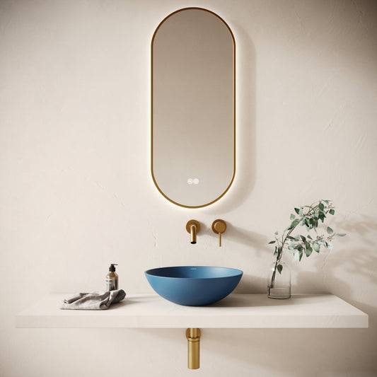 Catino Azure Concrete Countertop Basin 406mm