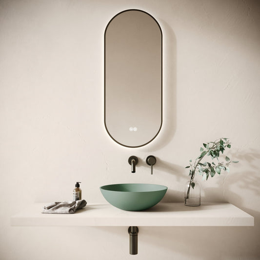 Catino Seafoam Concrete Countertop Basin 406mm