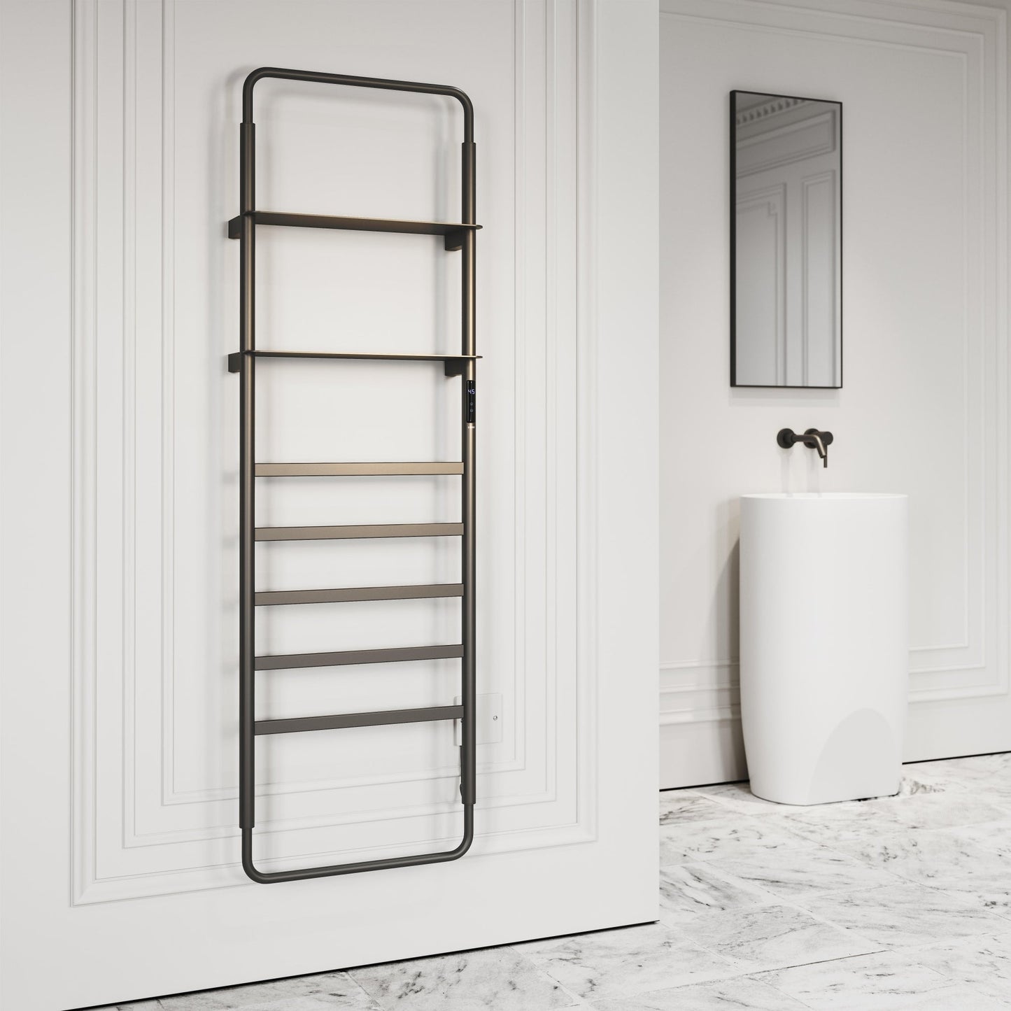 Celsius Gunmetal Electric Heated Towel Warmer