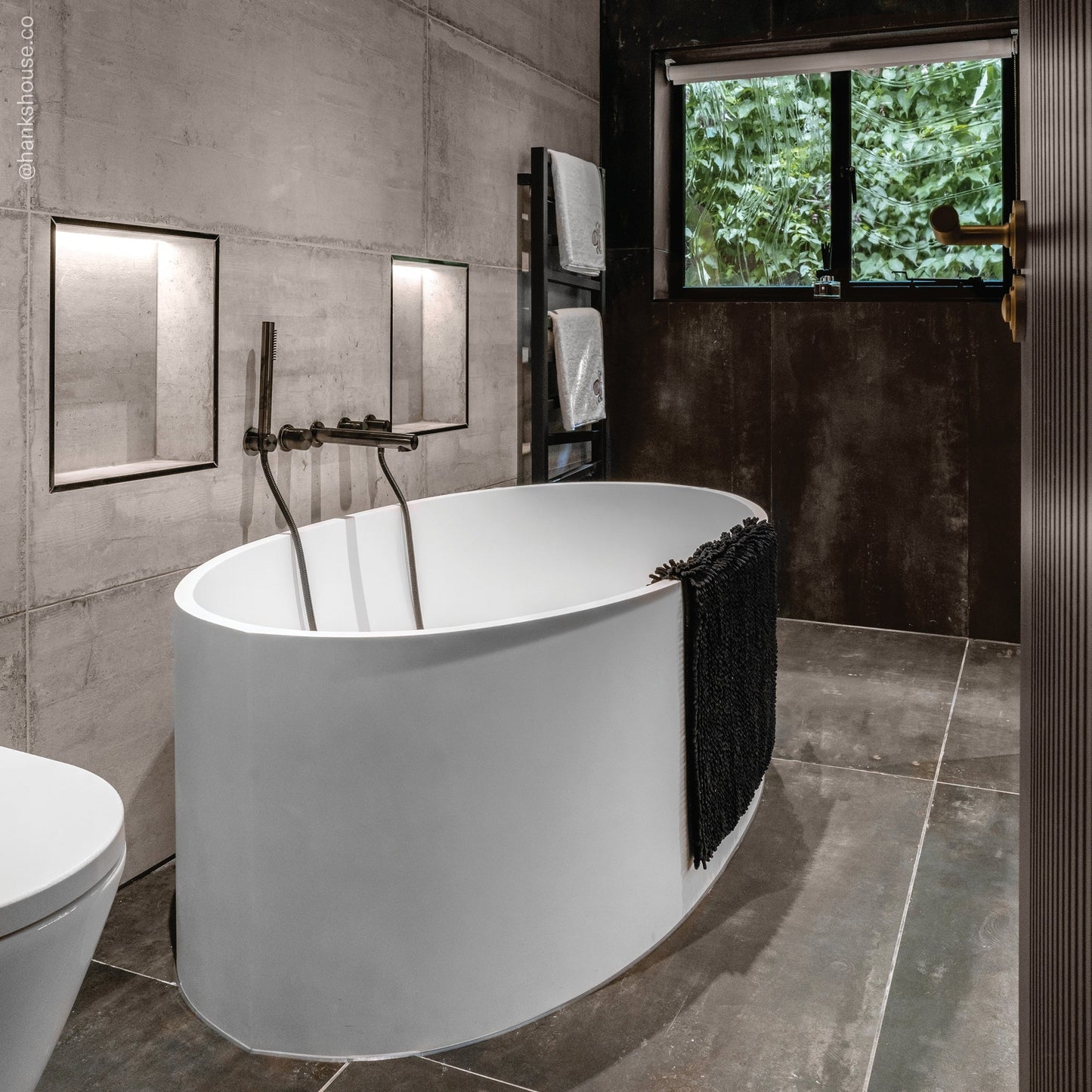 Cielo Freestanding Stone Bath 1620mm