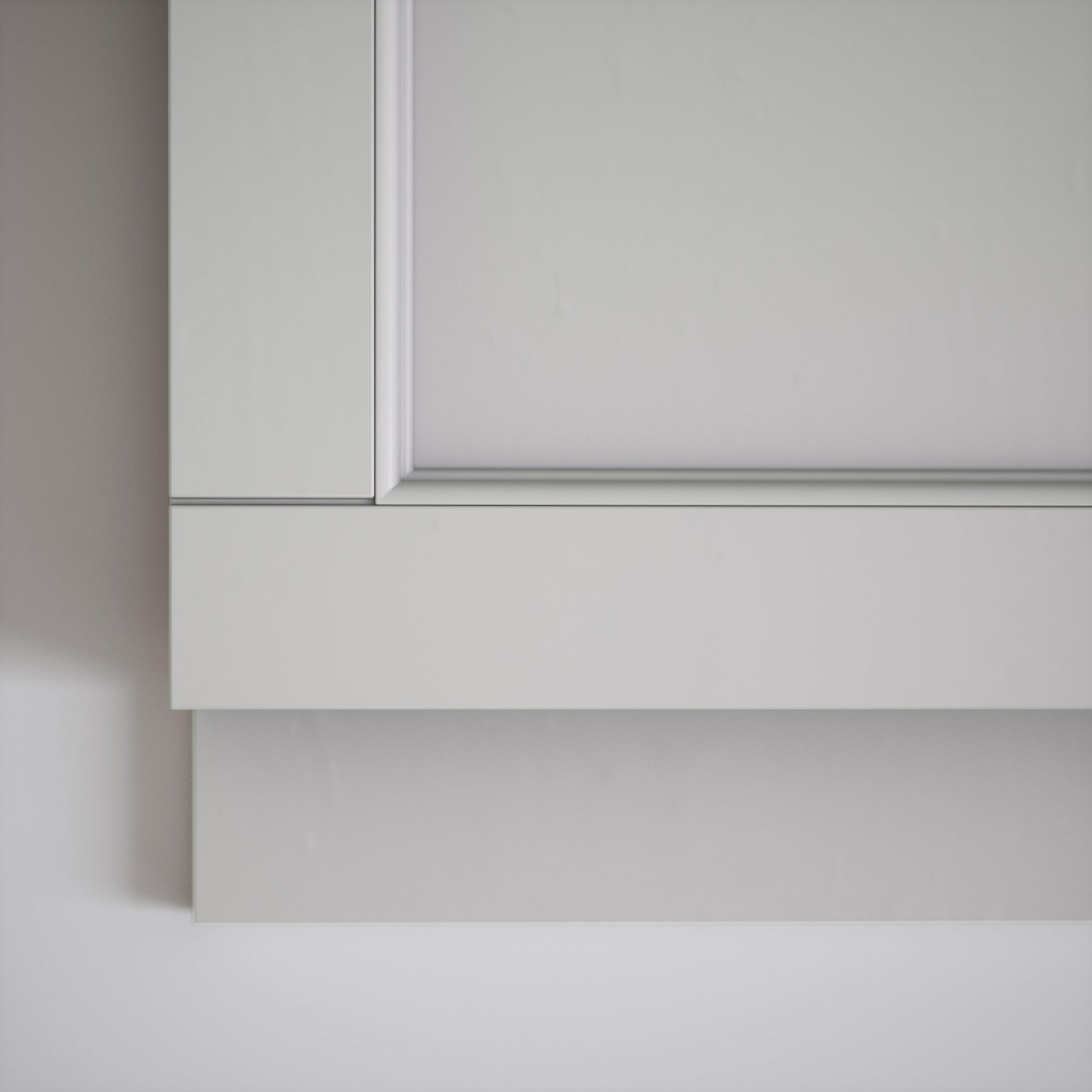 Connaught Matte Stone Wooden Adjustable Bath End Panel 800mm