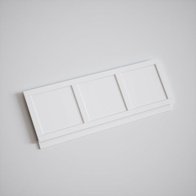 Connaught Matte White Wooden Adjustable Bath Front Panel 1500mm