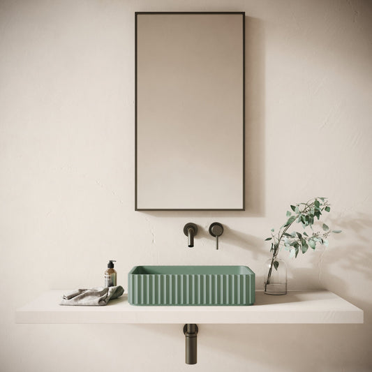 Costolato Seafoam Concrete Countertop Basin 500mm