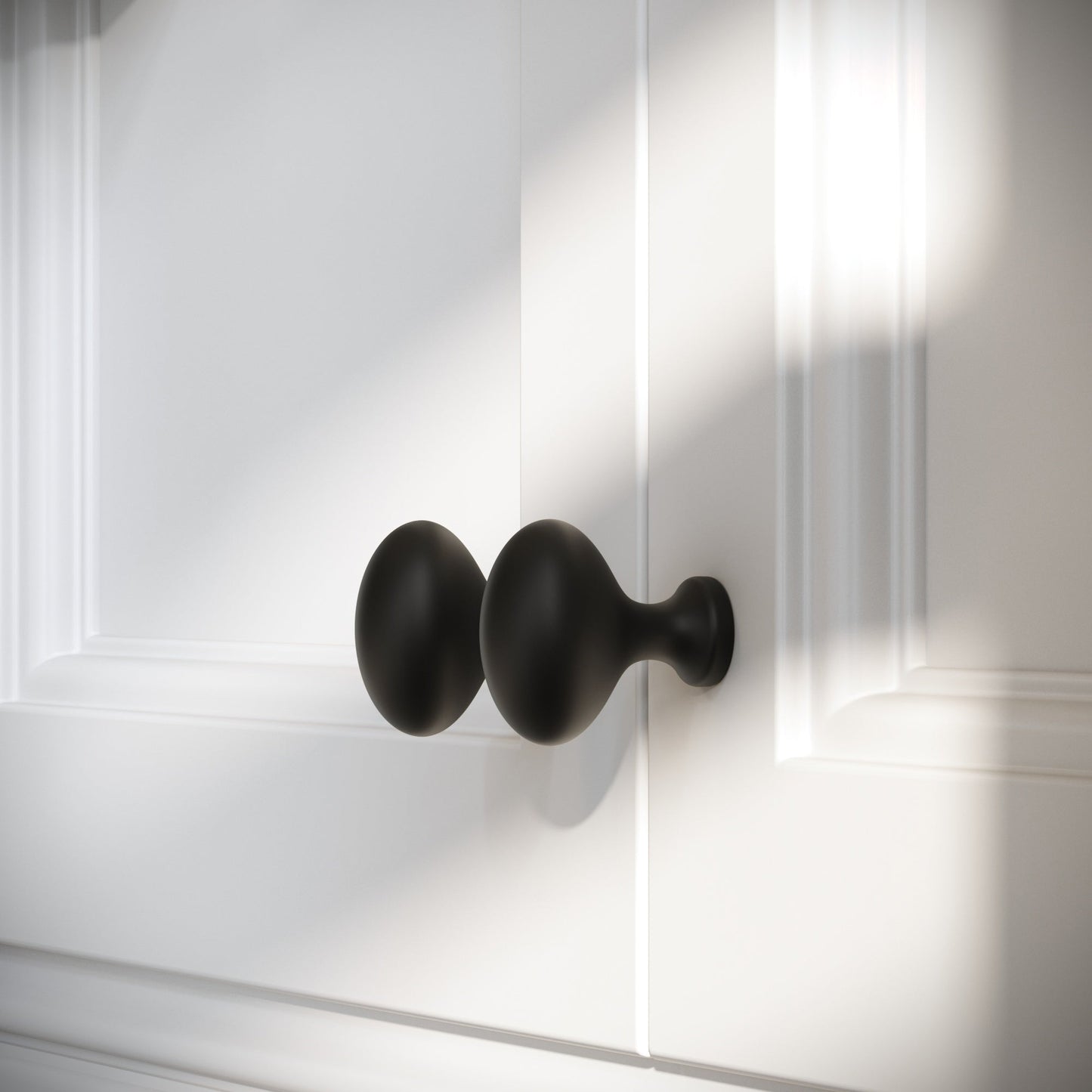 Cotswold Matte Black Cabinet Knob