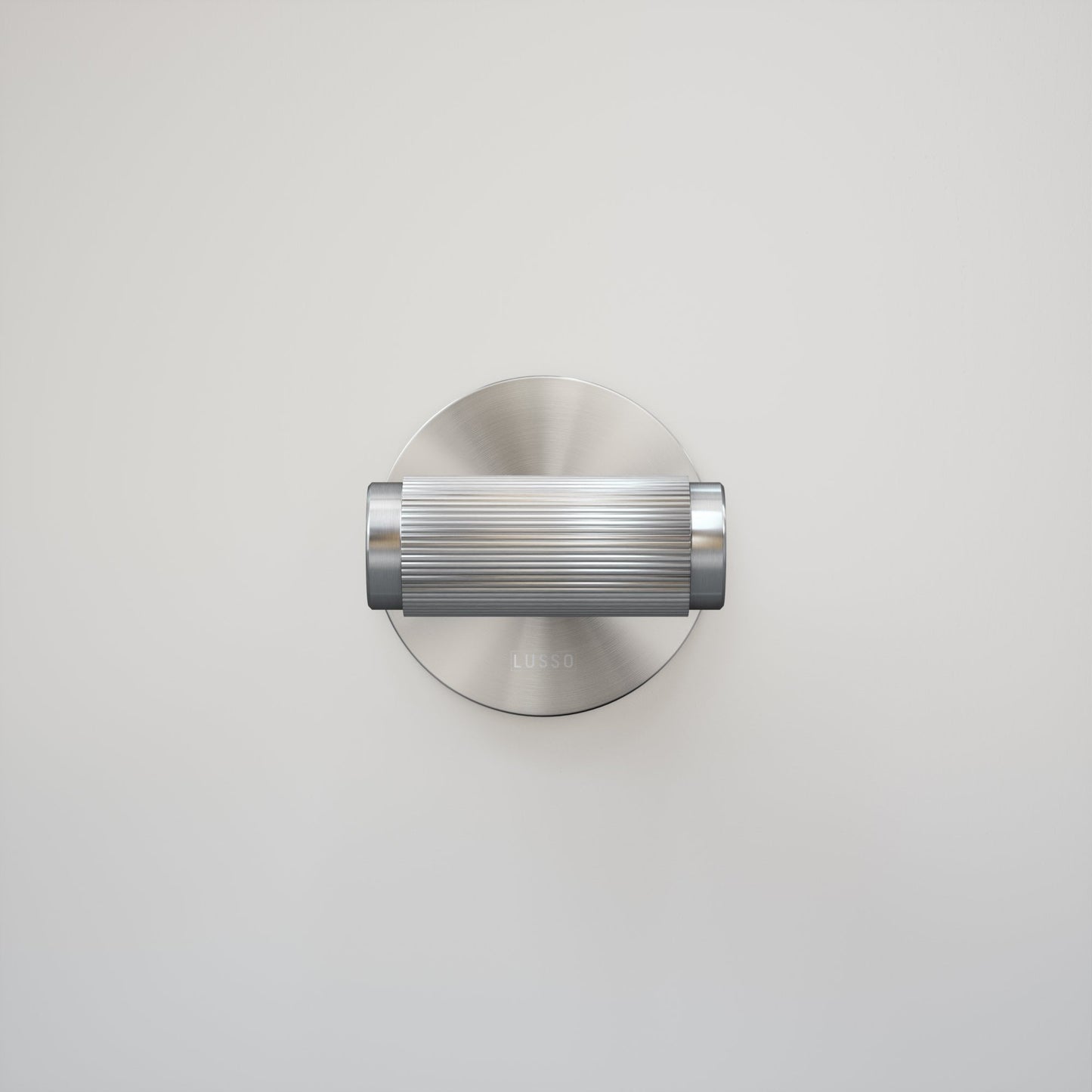 Dali Fluted Brushed Stainless Bathroom WC Door Handle Latch and Hinge Bundle