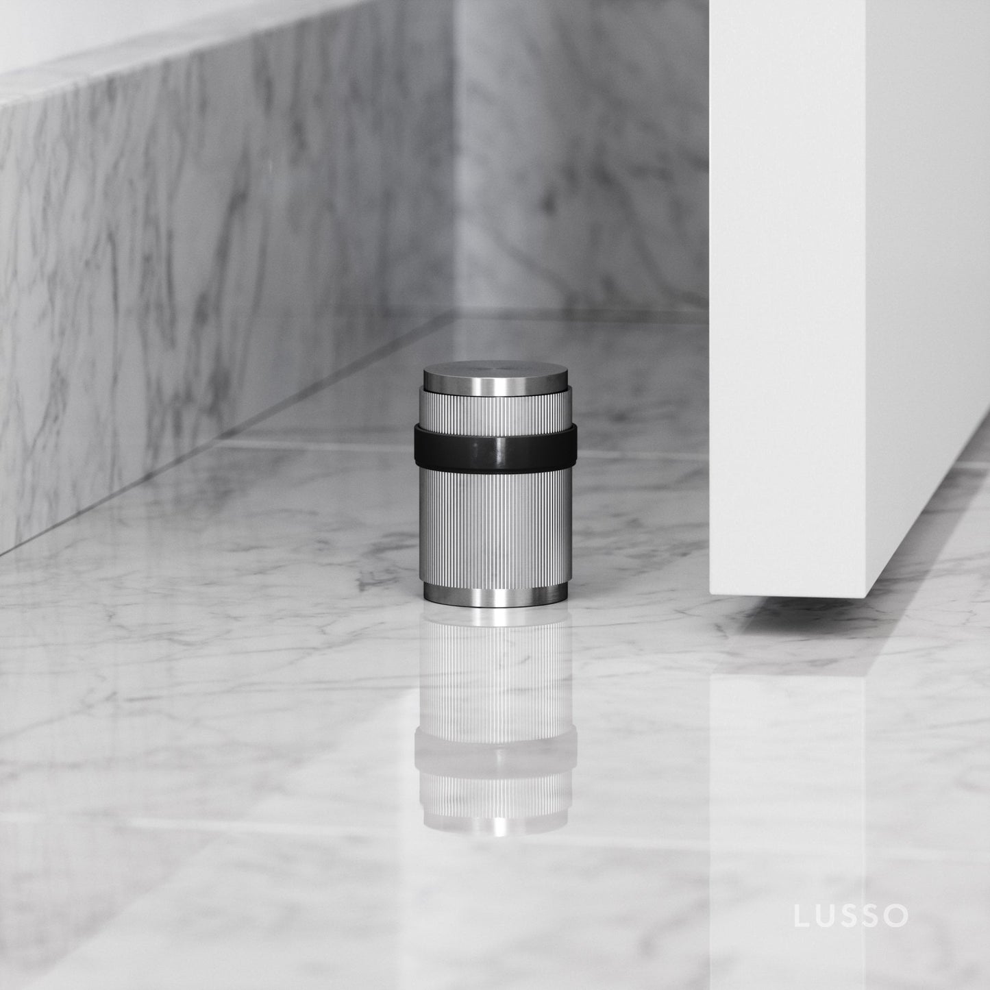 Dali Fluted Brushed Stainless Door Stop