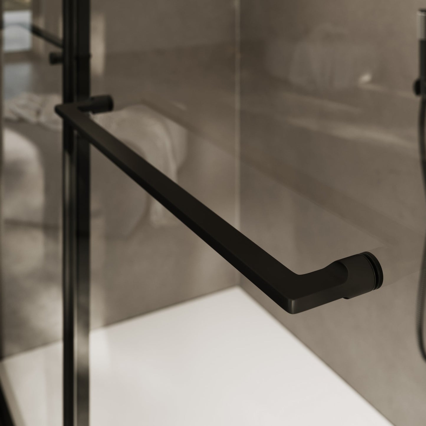Dolce Matte Black Sliding Door with Soft Close (All Sizes)