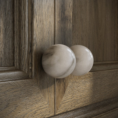 Dome Carrara Cabinet Knob 40mm