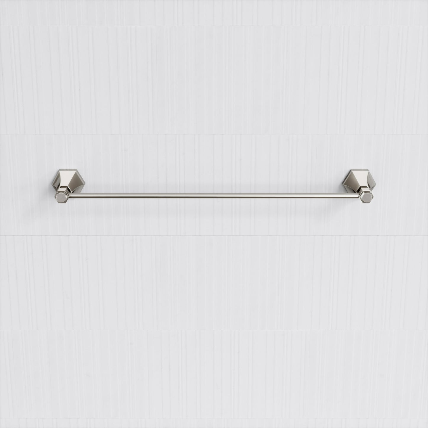 Eton Polished Nickel Towel Bar Rail 600mm