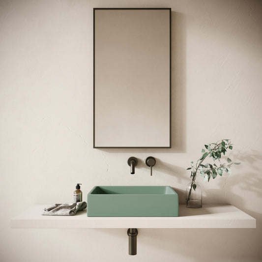 Formata Seafoam Concrete Countertop Basin 496mm
