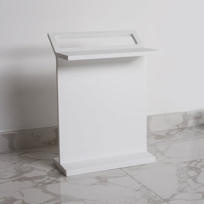 Freestanding Bath Shelf with Towel Rail