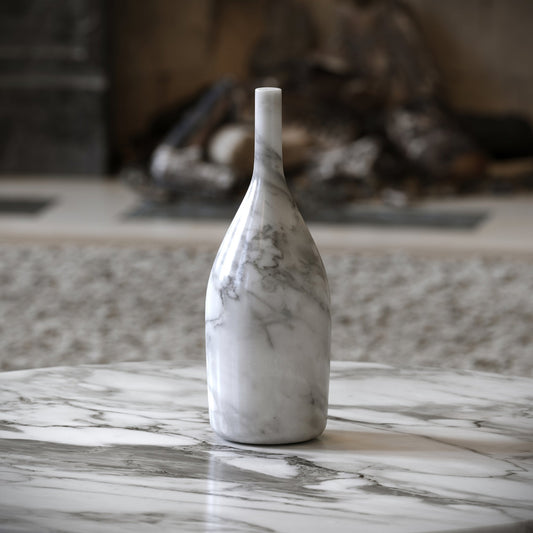Frizzante Arabescato Marble Champagne Bottle