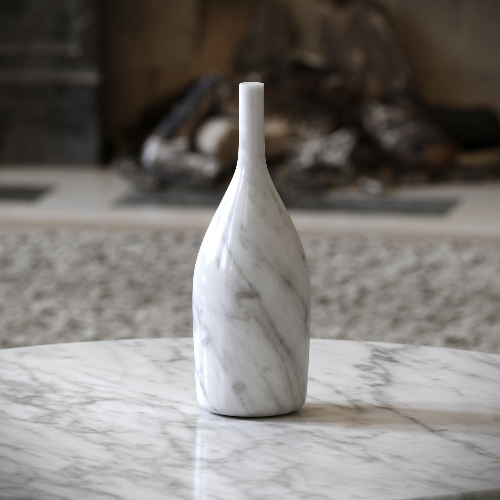 Frizzante Carrara Marble Champagne Bottle