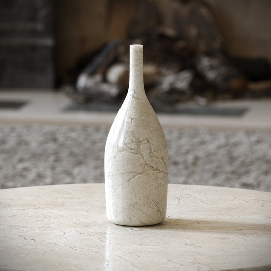 Frizzante Crema Marfil Marble Champagne Bottle