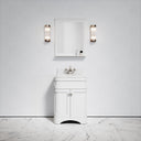 Gainsborough Matte White Mirror 600mm