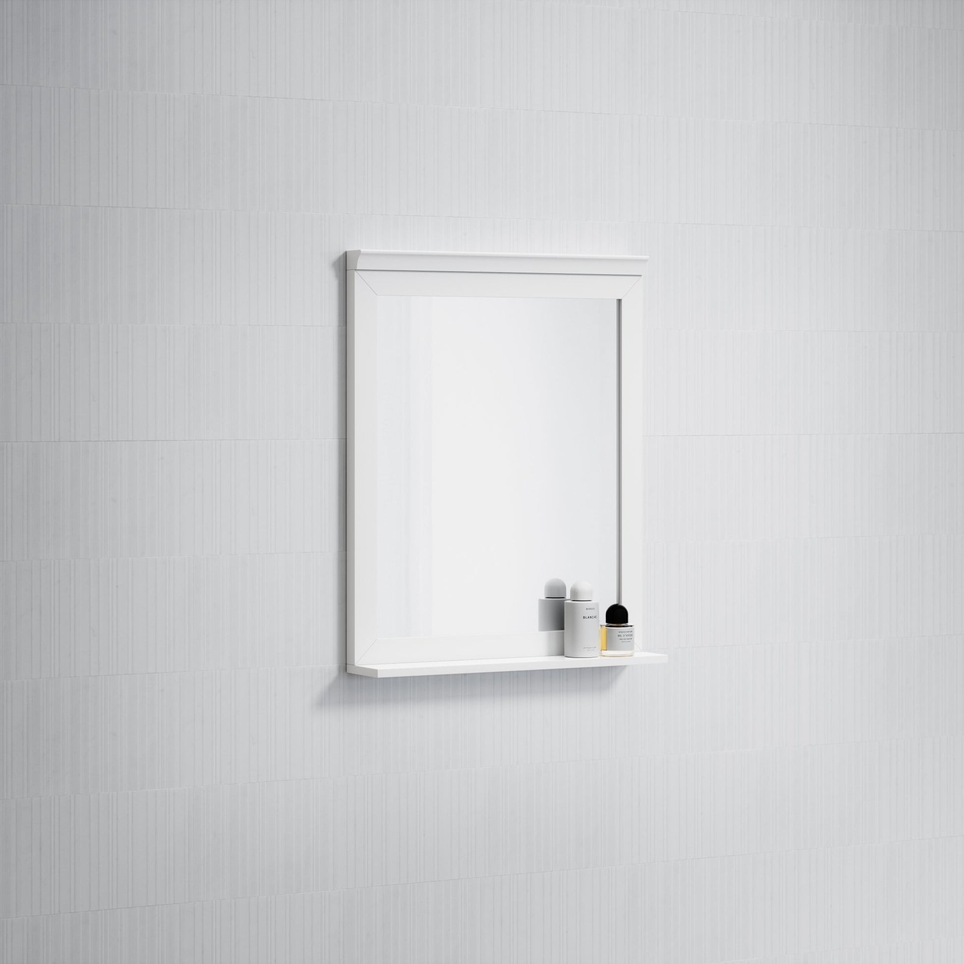 Gainsborough Matte White Mirror 600mm