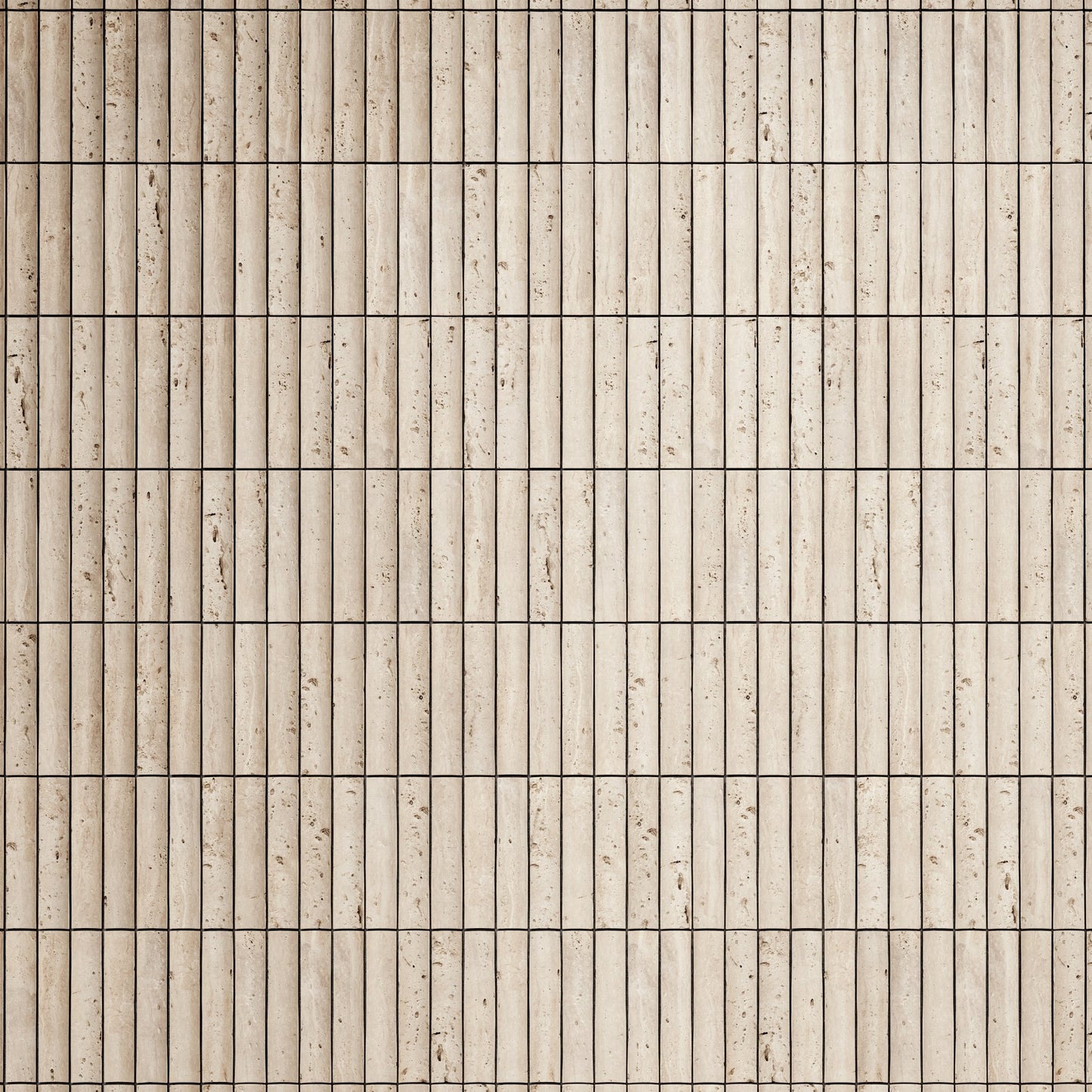 Genova Concave Travertine Stone Mosaic Wall Tile