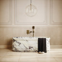 Grandeur Calacatta Viola Marble Freestanding Bath 1500mm