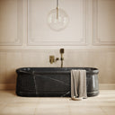Grandeur Pietra Grey Marble Freestanding Bath 1780mm