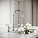 Grantley 3-hole Traditional Kitchen Tap Polished Nickel