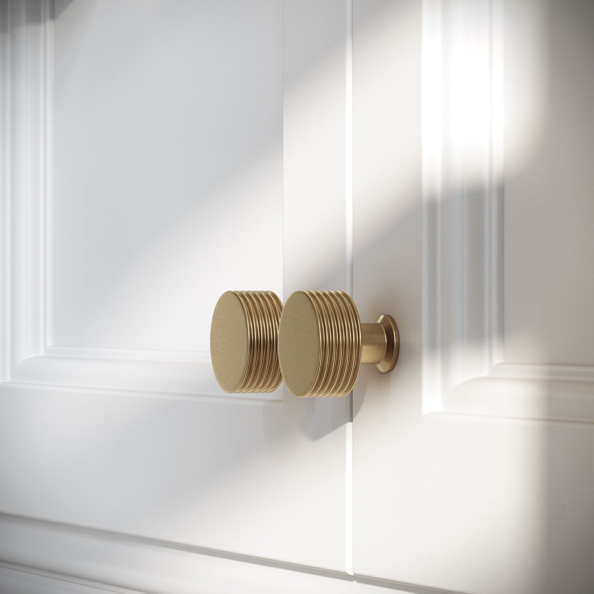 Hampton Brushed Gold Cabinet Knob