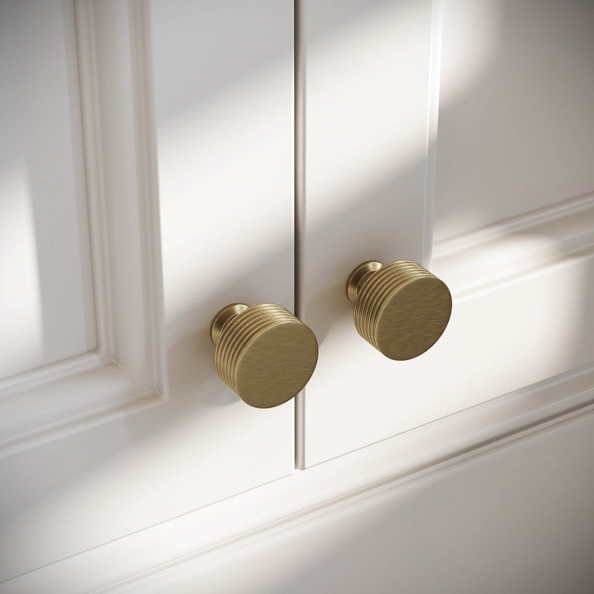 Hampton Brushed Gold Cabinet Knob