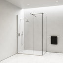Infinity Complete Walk In Shower Enclosure Chrome - Kit B (ALL SIZES)