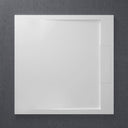 Infinity Stone Shower Tray & Waste Matte White (ALL SIZES)