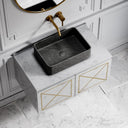 Kudos Pietra Grey Marble Countertop Basin 455mm