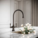 Lambeth Single Hole Traditional Kitchen Tap Deep Bronze