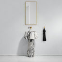 Lamp Arabescato Marble Pedestal Basin 500mm