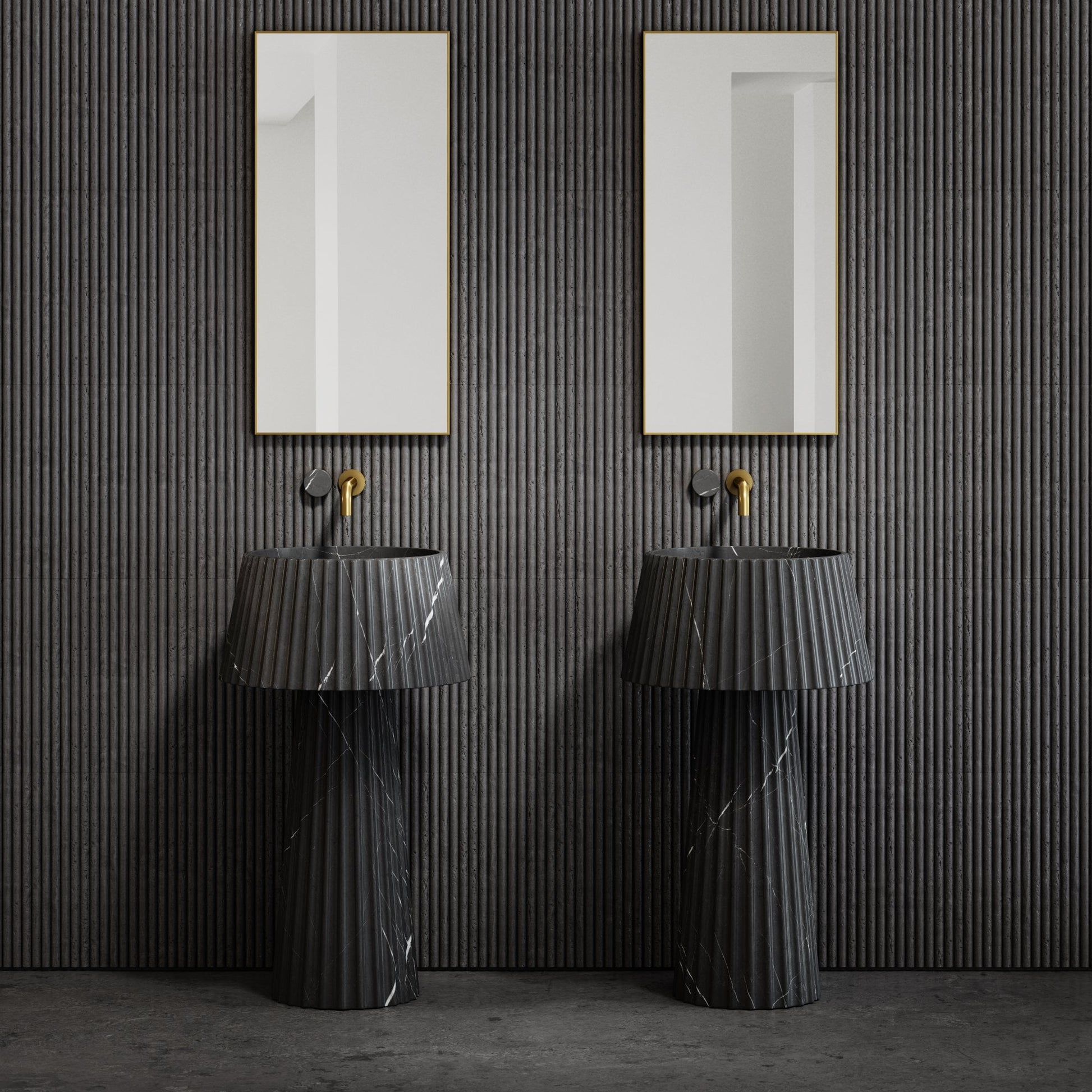 Lamp Pietra Grey Marble Pedestal Basin 500mm