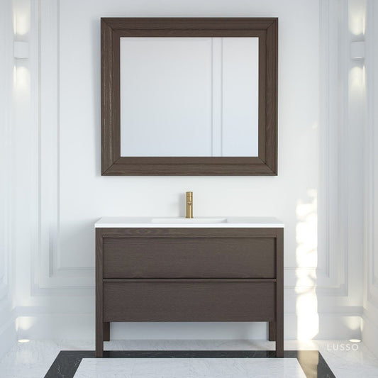 Langham Grey Oak Mirror 1200mm