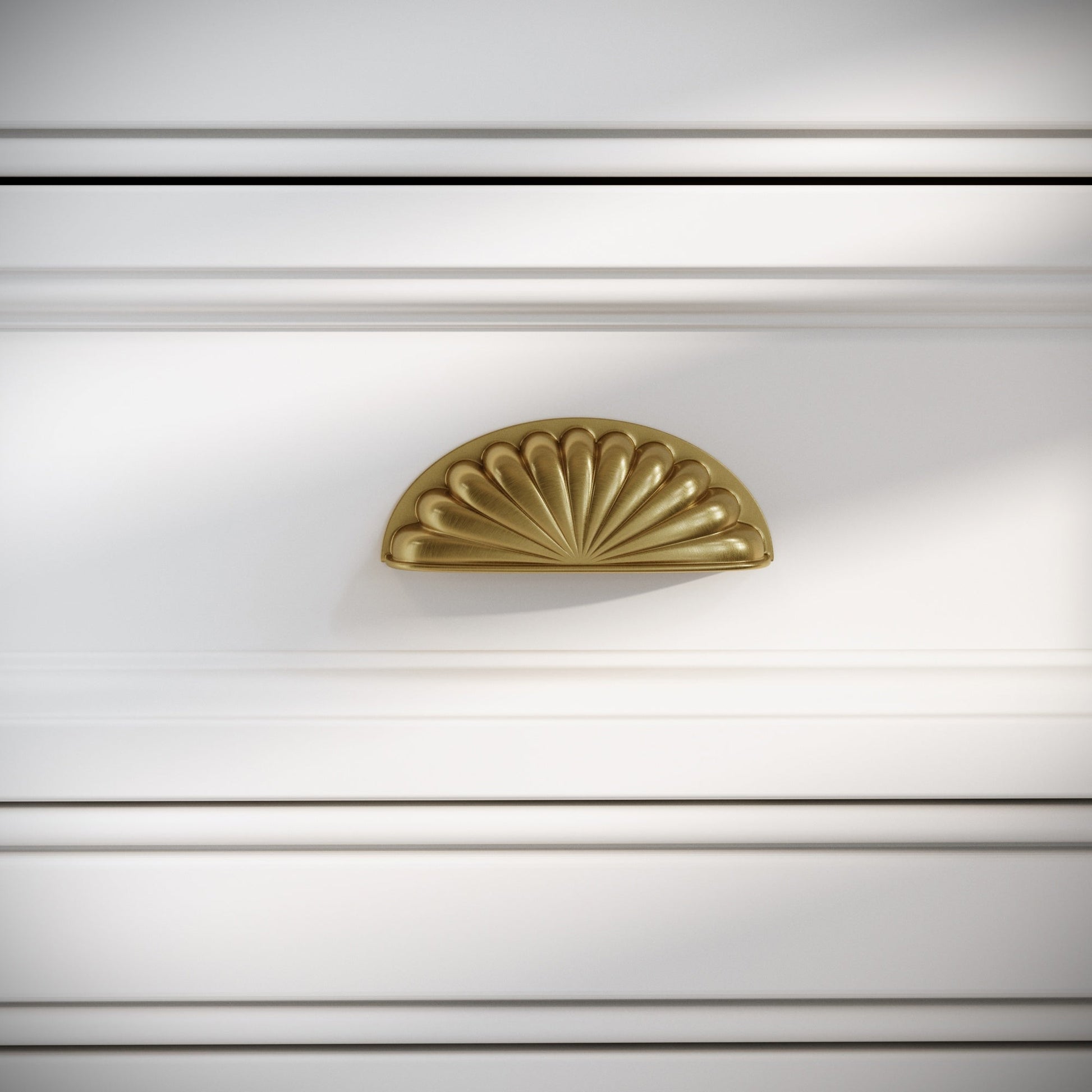 Latchford Brushed Gold Cup Handle