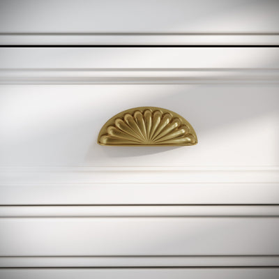 Latchford Brushed Gold Cup Handle