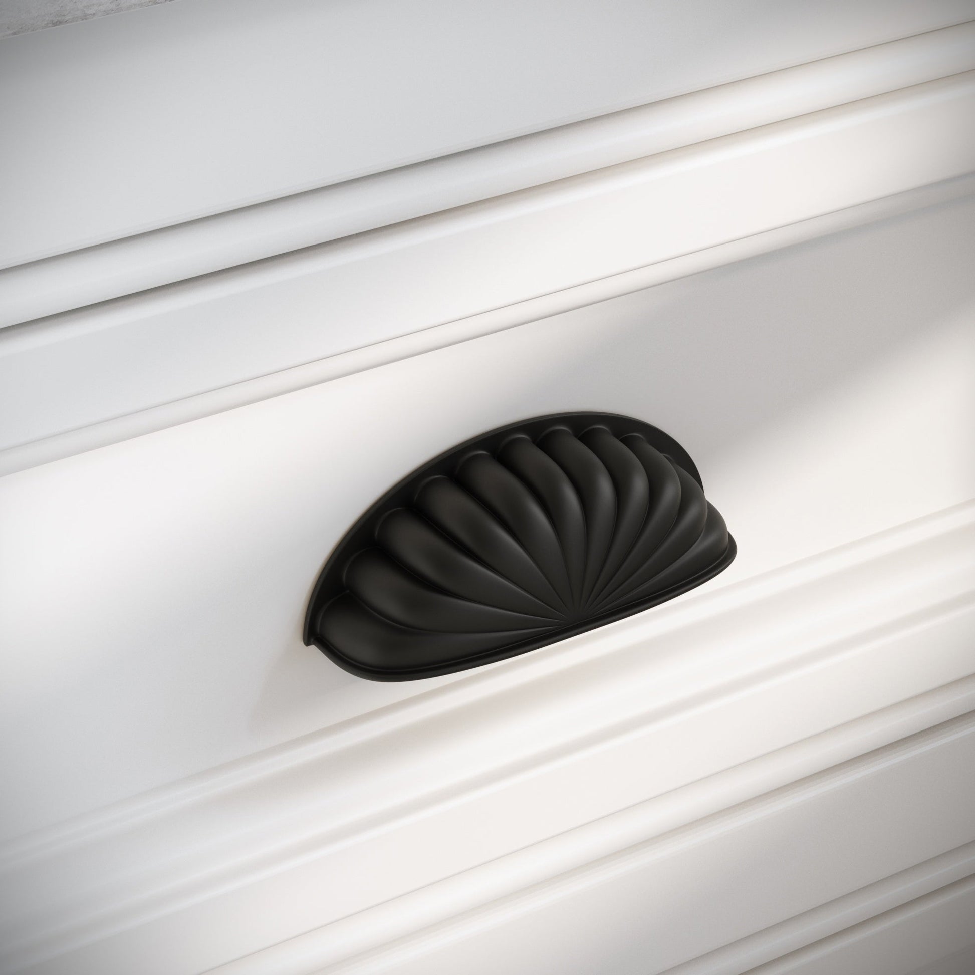 Latchford Matte Black Cup Handle